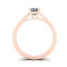 Princess Cut Diamond Ring in 18K Rose Gold, Image 2