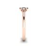 Lotus Diamond Engagement Ring Rose Gold, Image 3