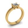 Contemporary Princess Cut Engagement Double Ring, Image 4