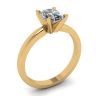 Oval Diamond Ring in 18K Yellow Gold, Image 4