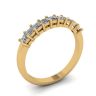 9 Square Princess Diamond Ring Yellow Gold, Image 4