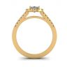 Oval Diamond Ring Yellow Gold, Image 2