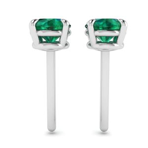 Classic Emerald Stud Earrings - Photo 1
