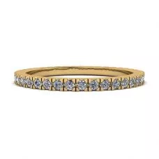 Classic Petite Diamond Eternity Ring in 18K Yellow Gold